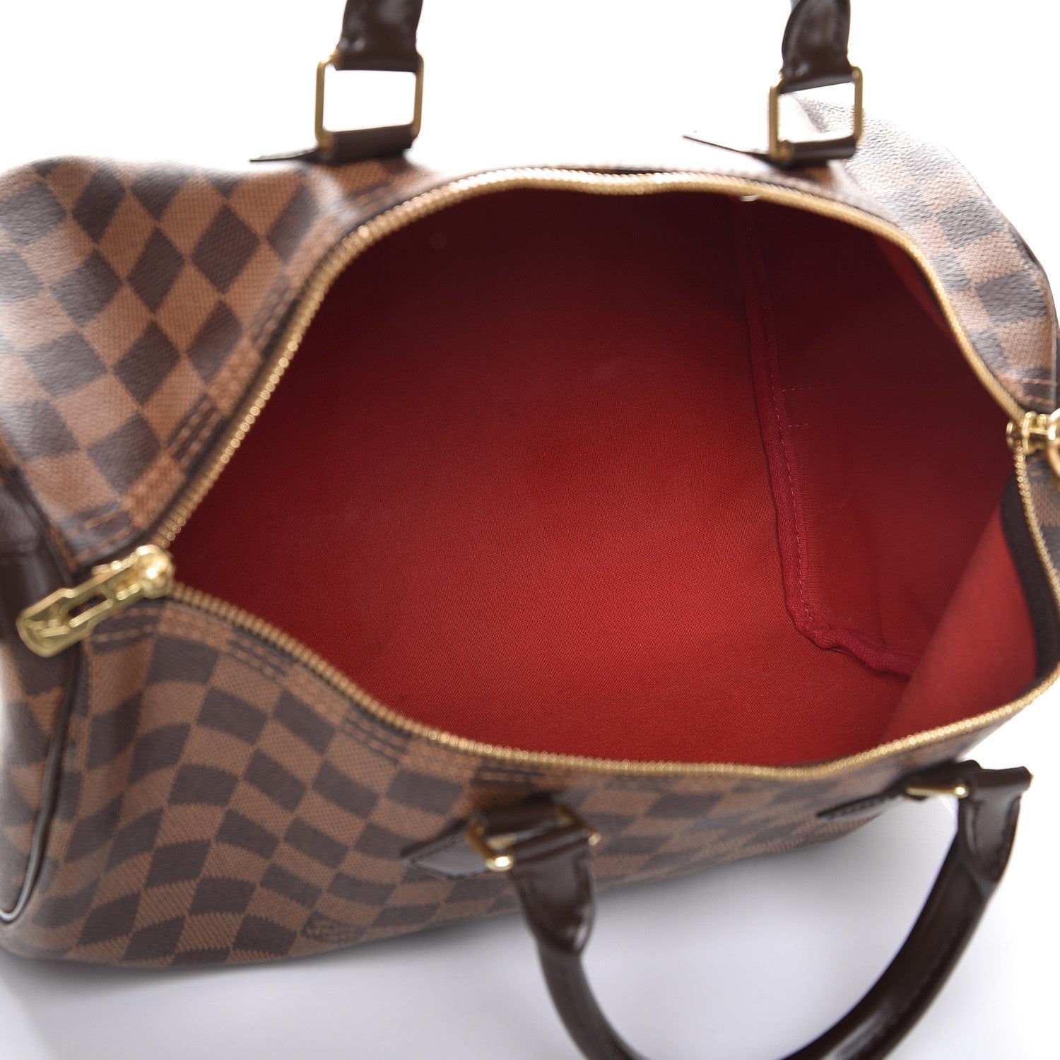 Louis Vuitton Damier Ebene Speedy Bandouliere 35 6 of 9