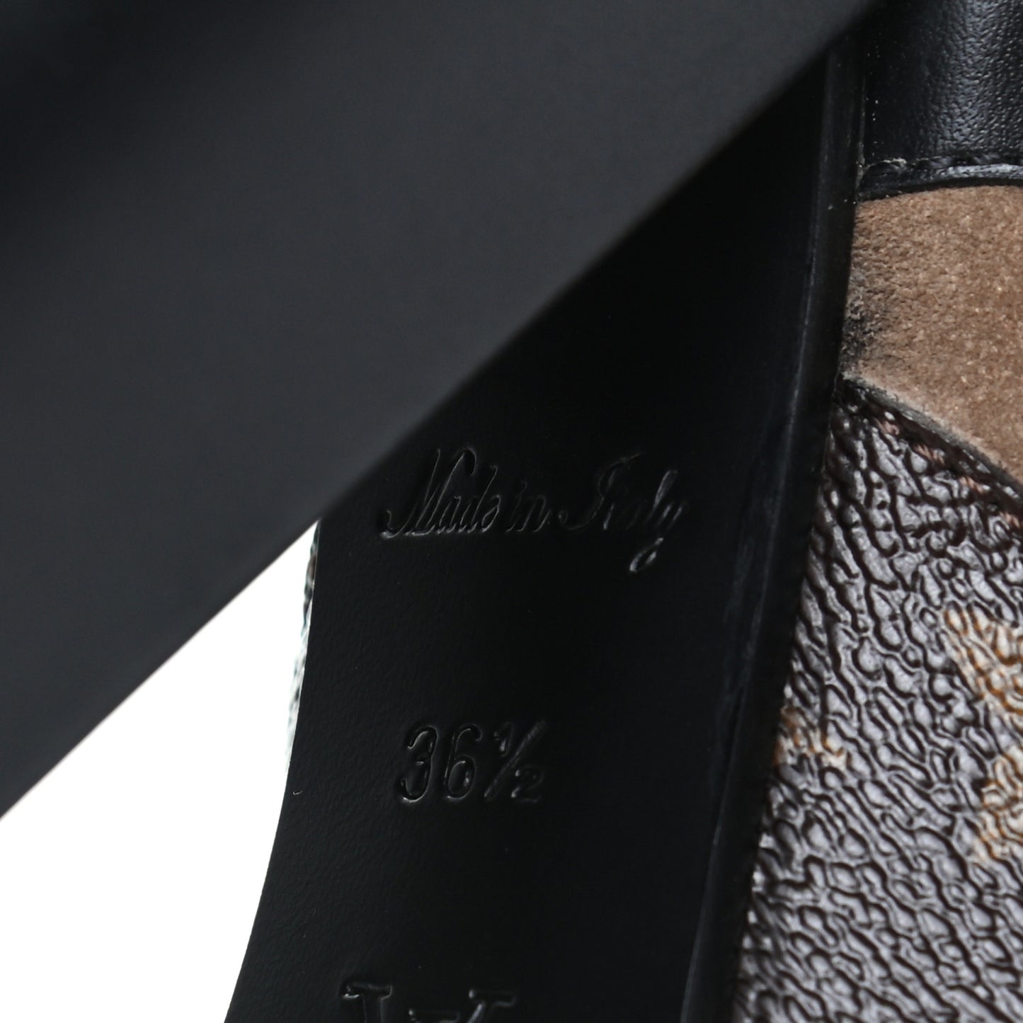 Suede Calfskin Monogram Star Trail Ankle Boots 36.5 Khaki