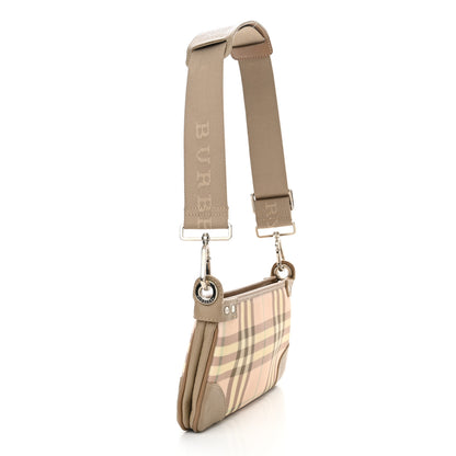 Burberry Candy Check Small Tote Pink Beige 3 of 15