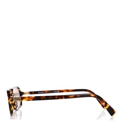 Miu Miu Acetate Rectangle Regard Sunglasses SMU11Z-F Camel Beige 3 of 7