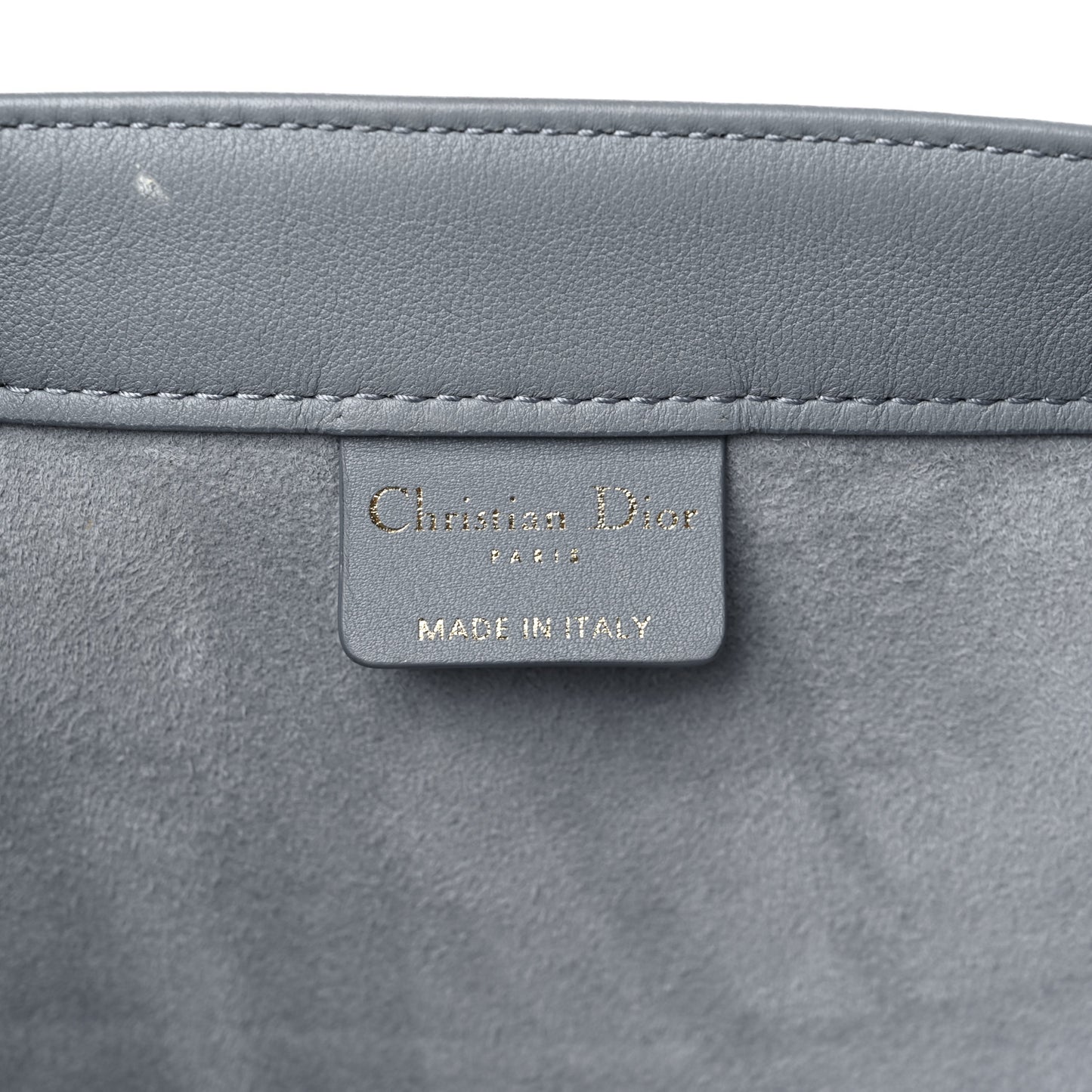 Calfskin Embossed Medium Book Tote Grey