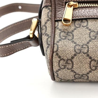 Gucci GG Supreme Monogram Web Mini Ophidia Shoulder Bag Brown 13 of 14