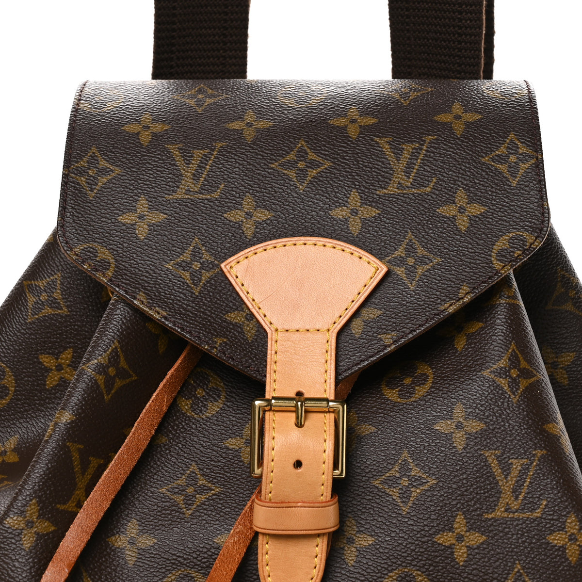 Louis Vuitton BackPack Bag Montsouris GM Brown Monogram Louis Vuitton M51135 Montsouris GM Backpack/Daypack Monogram  main image 4