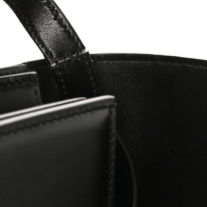 Salvatore Ferragamo Dappled Calfskin Small Fiamma Crossbody Bag  Black 11 of 11
