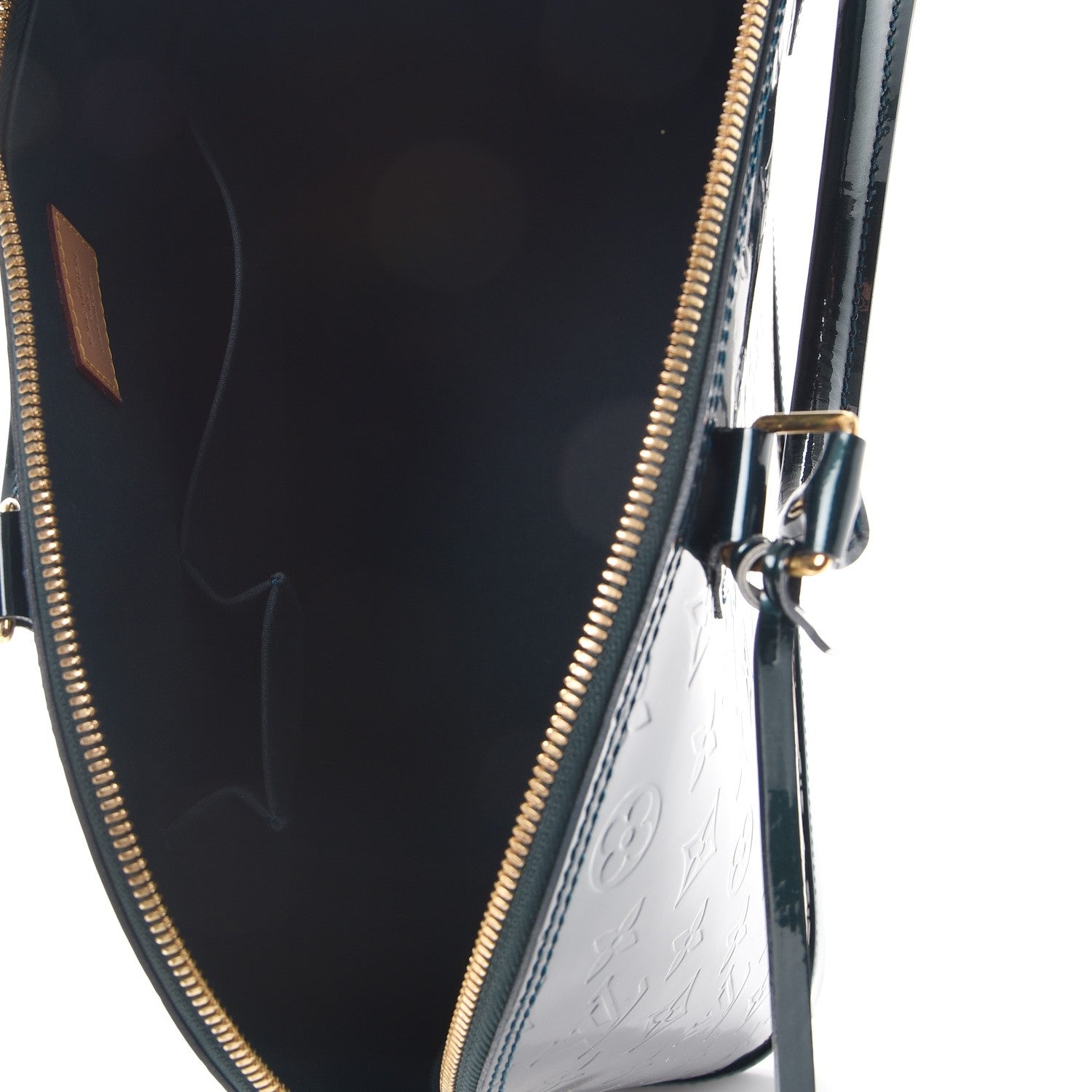 Louis Vuitton Vernis Alma MM Blue Nuit 5 of 7