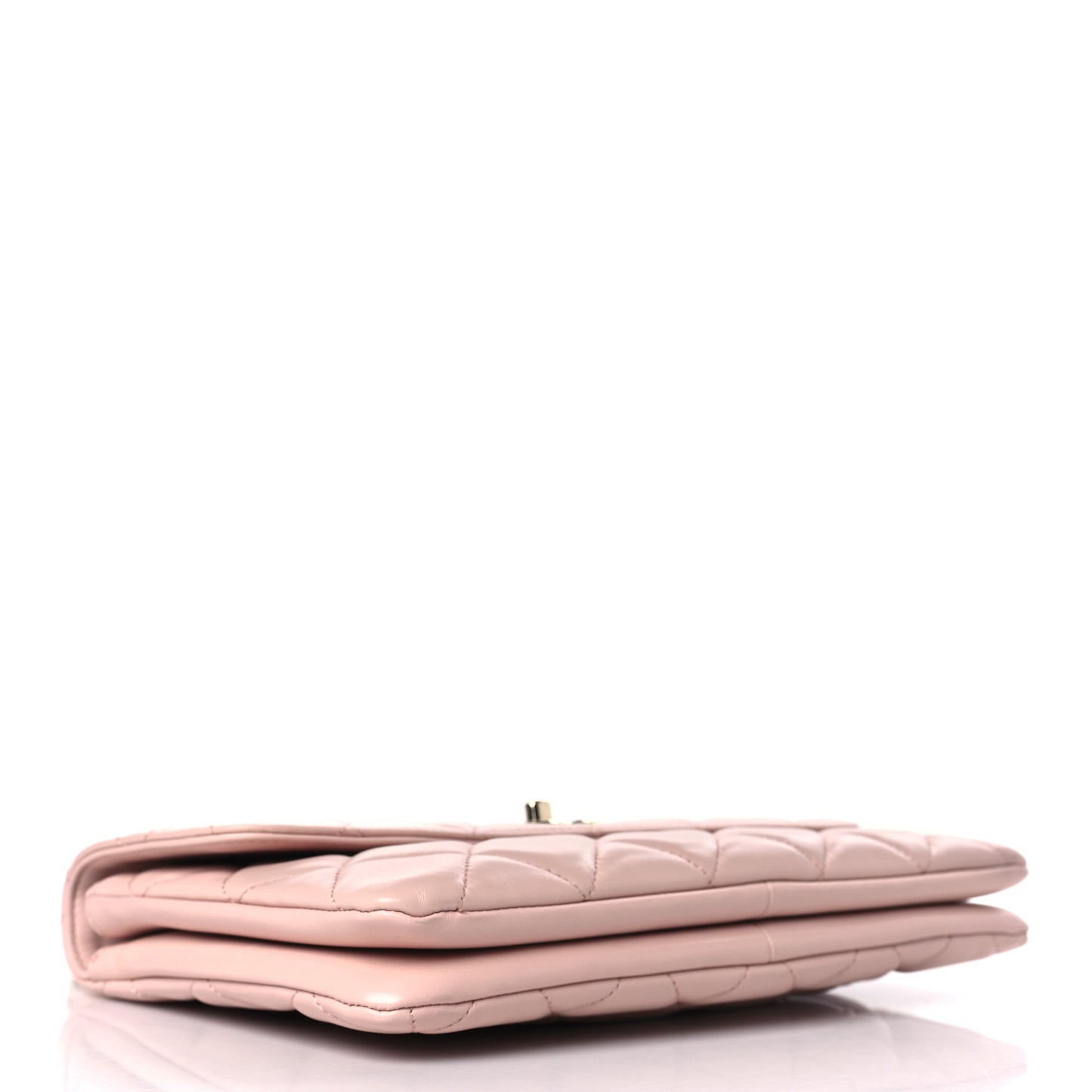 Lambskin Quilted Medium Trendy CC Flap Pink