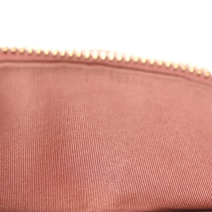 Chanel Caviar Camellia Embossed Classic Flat Wallet Pouch Pink 5 of 7