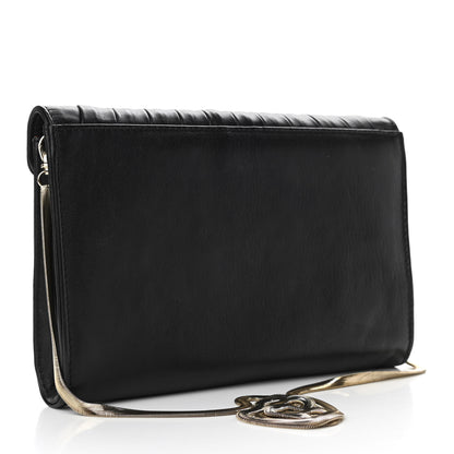 Christian Louboutin Calfskin Brooklin Clutch Black 3 of 9
