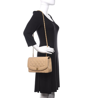 Chanel Lambskin Quilted Medium Single Flap Beige 2 of 17