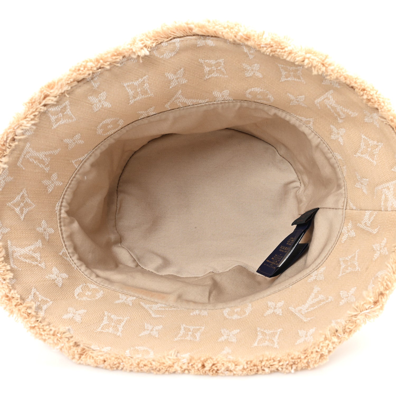 Louis Vuitton Monogram Denim Bucket Hat M Sandy Beige 7 of 8