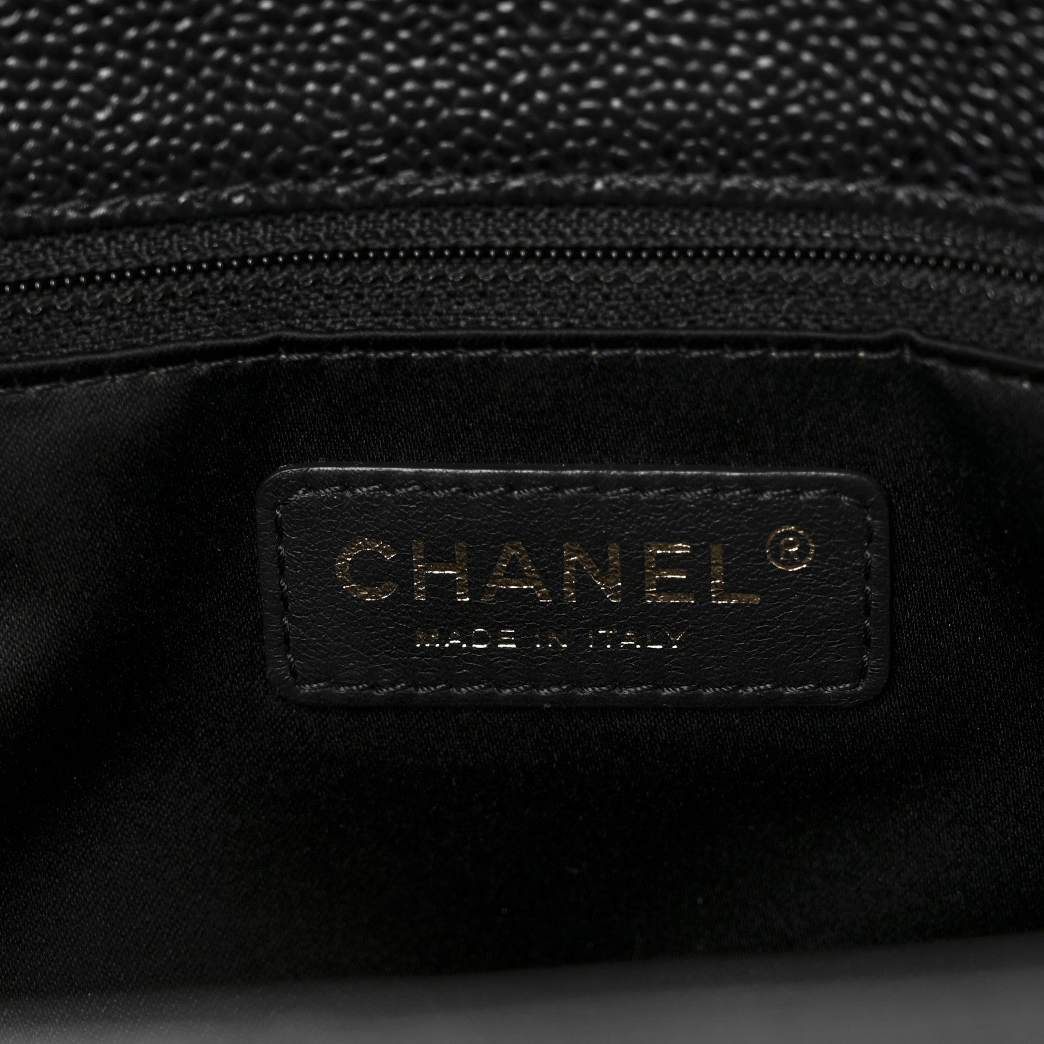 Chanel Caviar Quilted Grand Shopping Tote GST Black 6 of 10