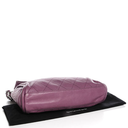 Chanel Lambskin Stitched Medium Ultimate Soft Shoulder Bag Light Purple 4 of 7