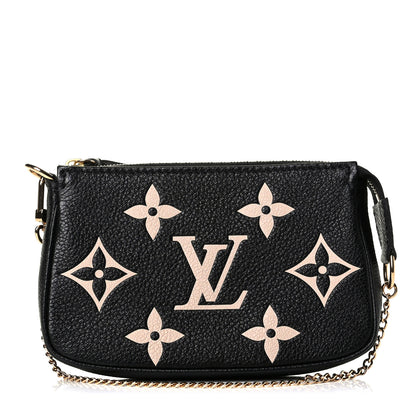 Louis Vuitton Empreinte Monogram Giant Mini Pochette Accessories Black 1 of 4