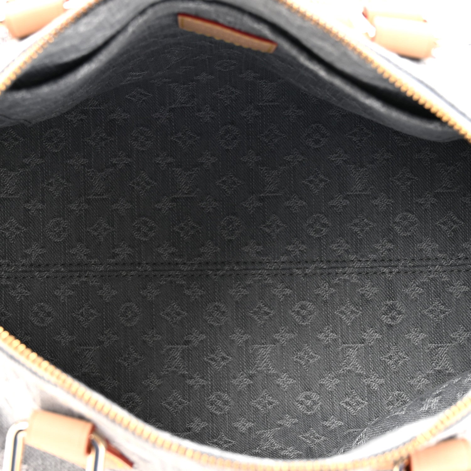 Louis Vuitton Monogram Denim Speedy Soft 30 Washed Gray 5 of 9