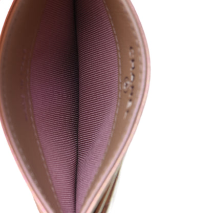 Chanel Iridescent Calfskin Quilted Card Holder Pink 5 of 8