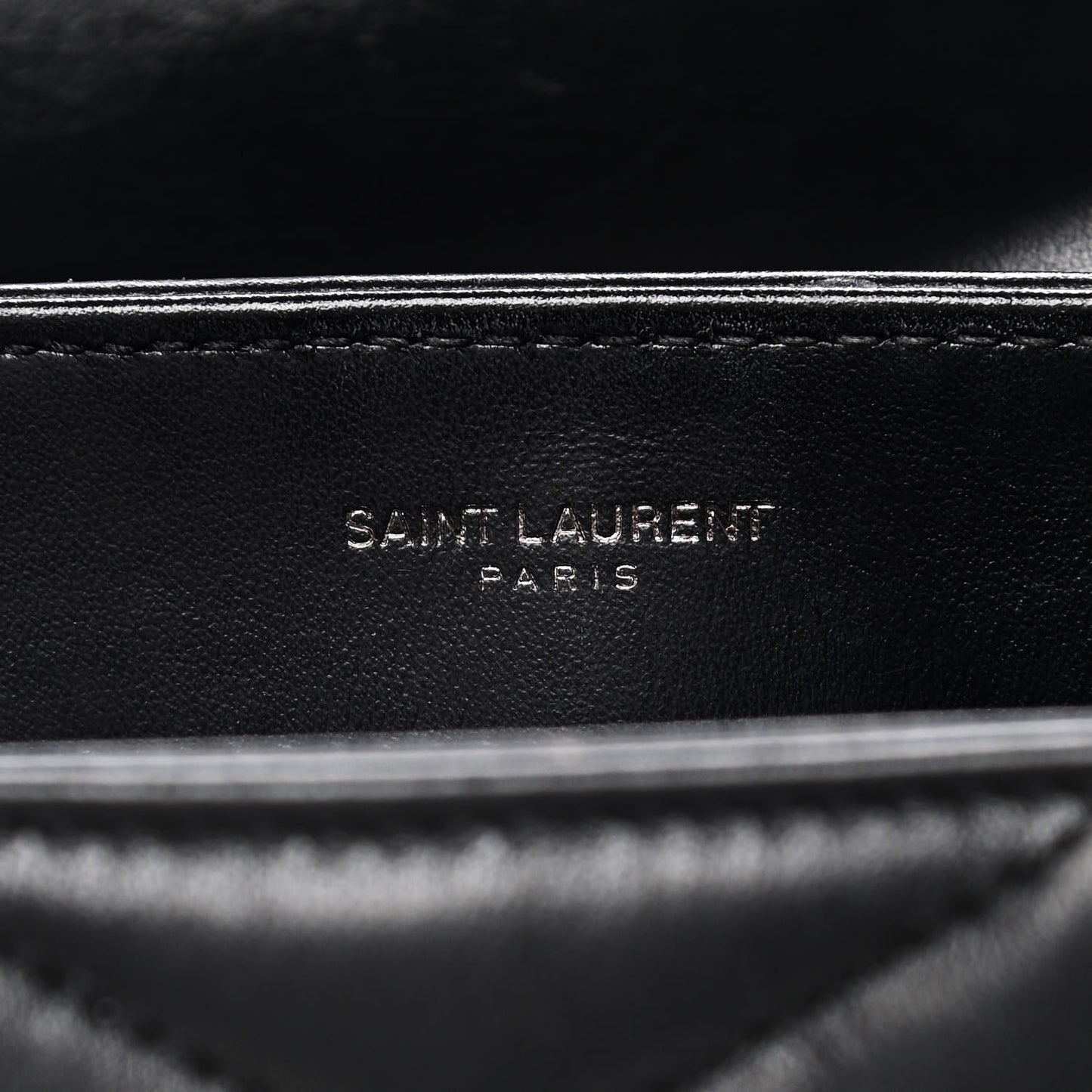 Calfskin Y Quilted Monogram Toy Loulou Crossbody Bag Black