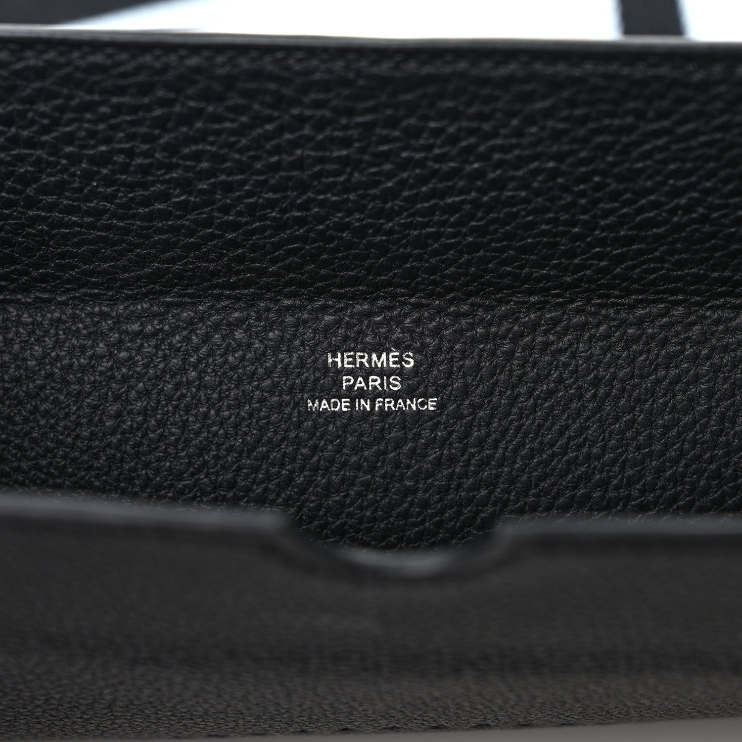 Hermes Togo Videpoches Black Light Blue 6 of 10