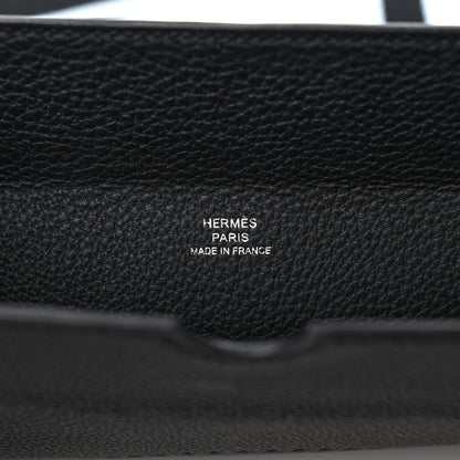 Hermes Togo Videpoches Black Light Blue 6 of 10