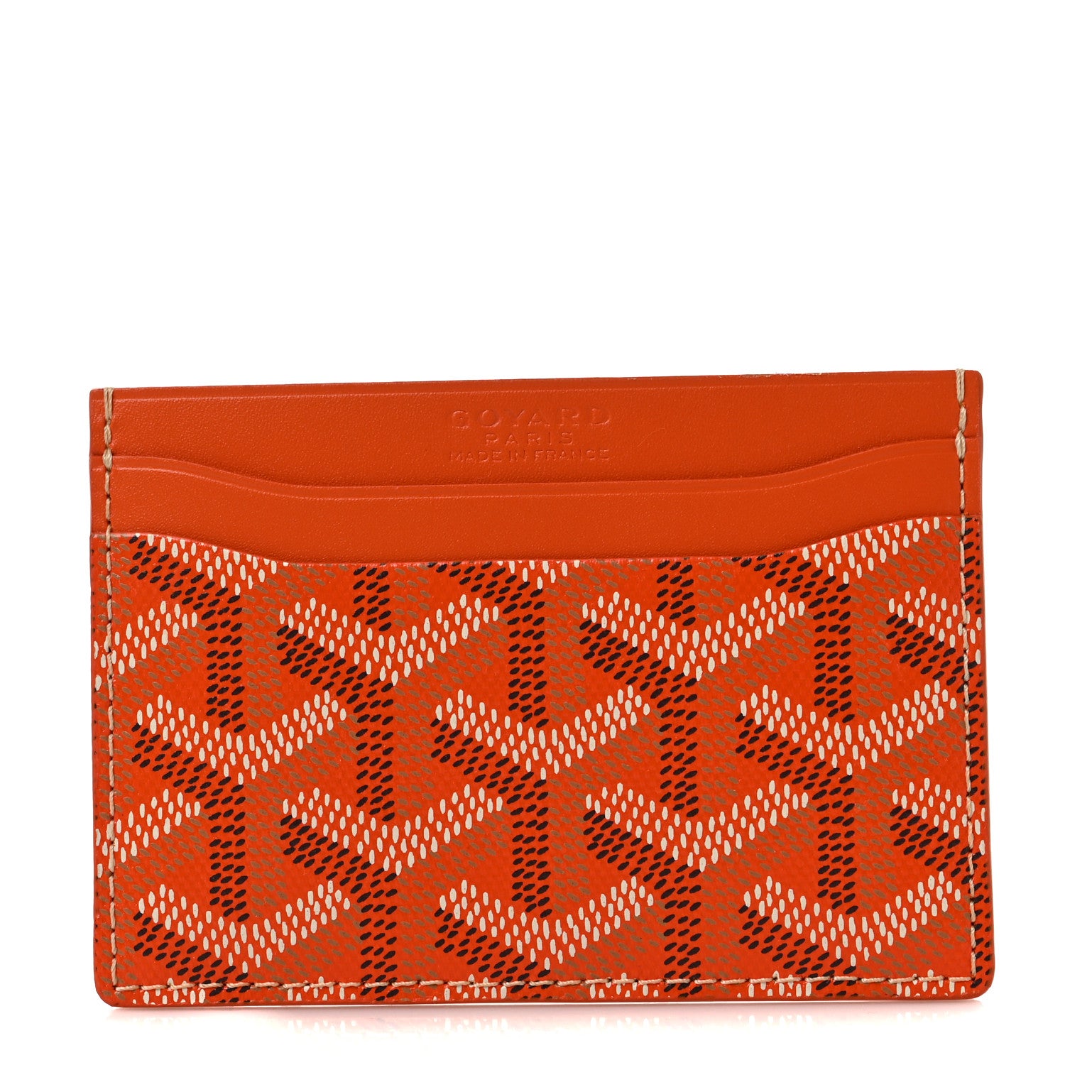 Goyard Goyardine Saint Sulpice Card Holder Orange 1 of 6