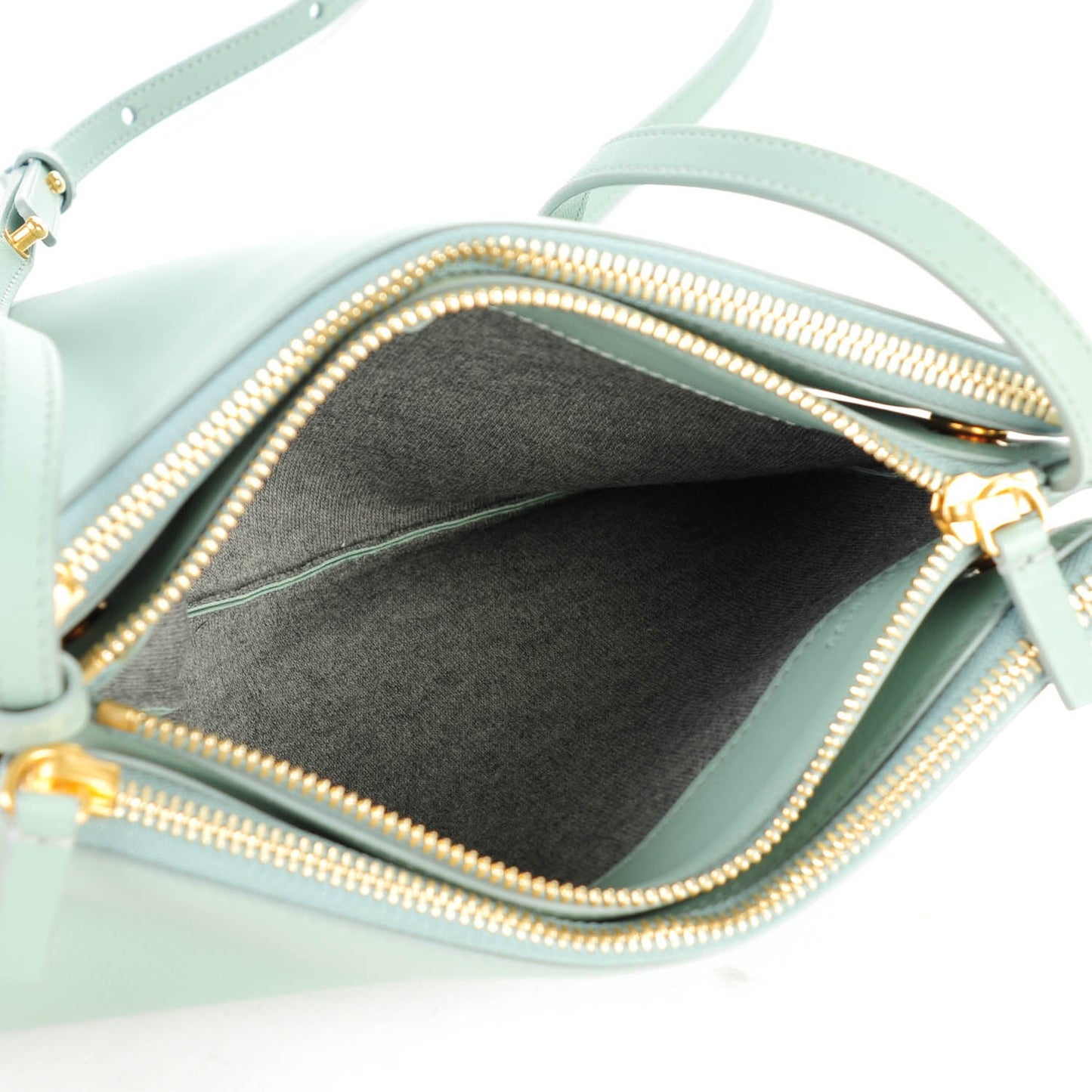 Lambskin Small Trio Crossbody Bag Jade