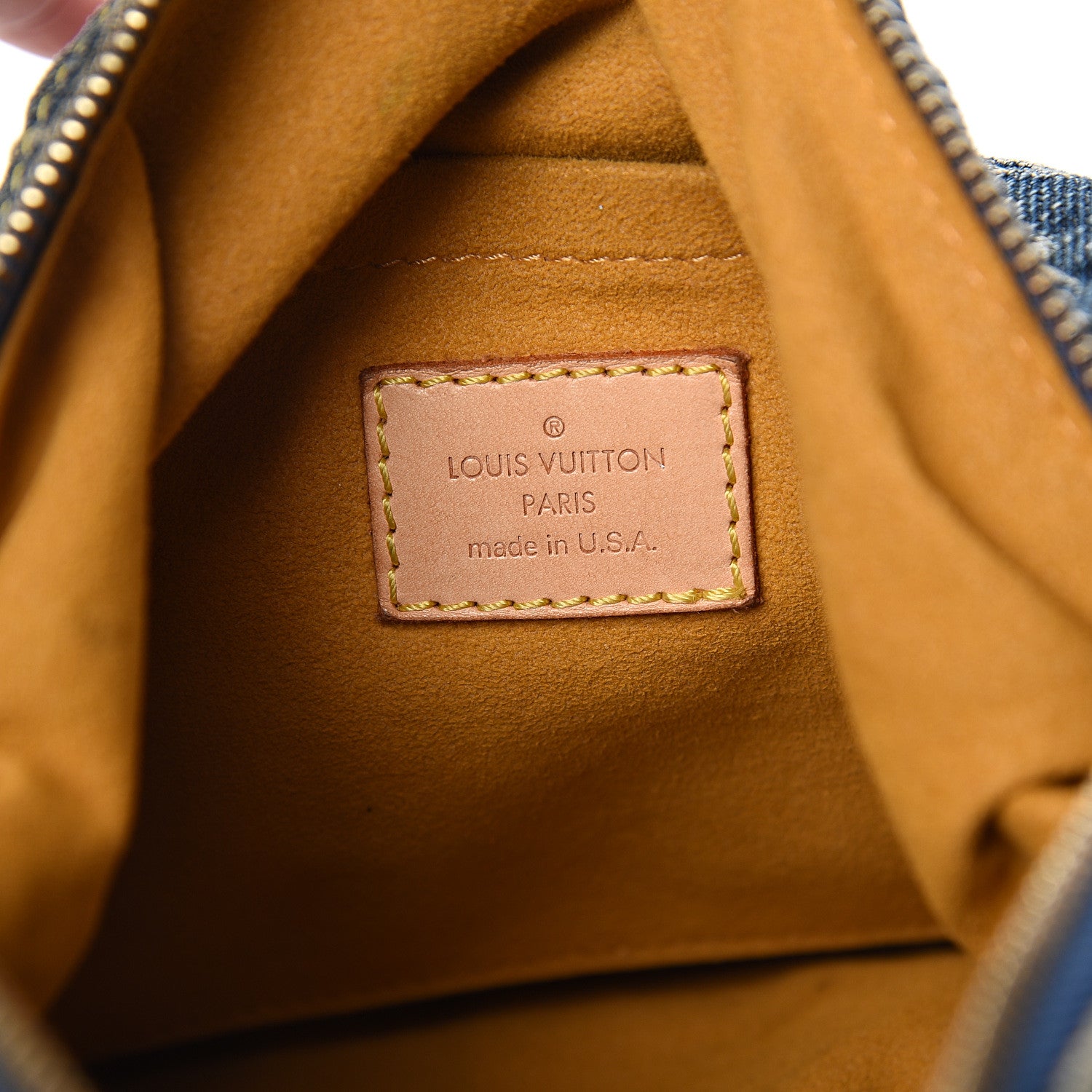 Louis Vuitton Monogram Denim Baggy PM Blue 5 of 11