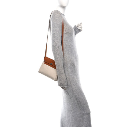 Hermes Military Toile Vache Hunter Herbag Zip Retourne 20 Ecru Beige Fauve 2 of 10