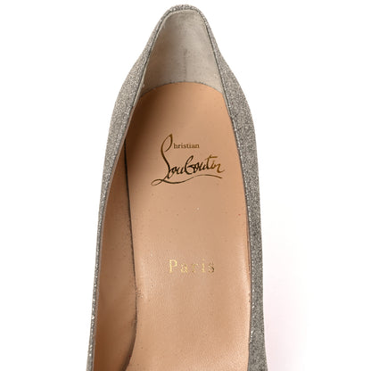 Christian Louboutin Glitter Kate 85 Pumps 36.5 Ivory 7 of 11