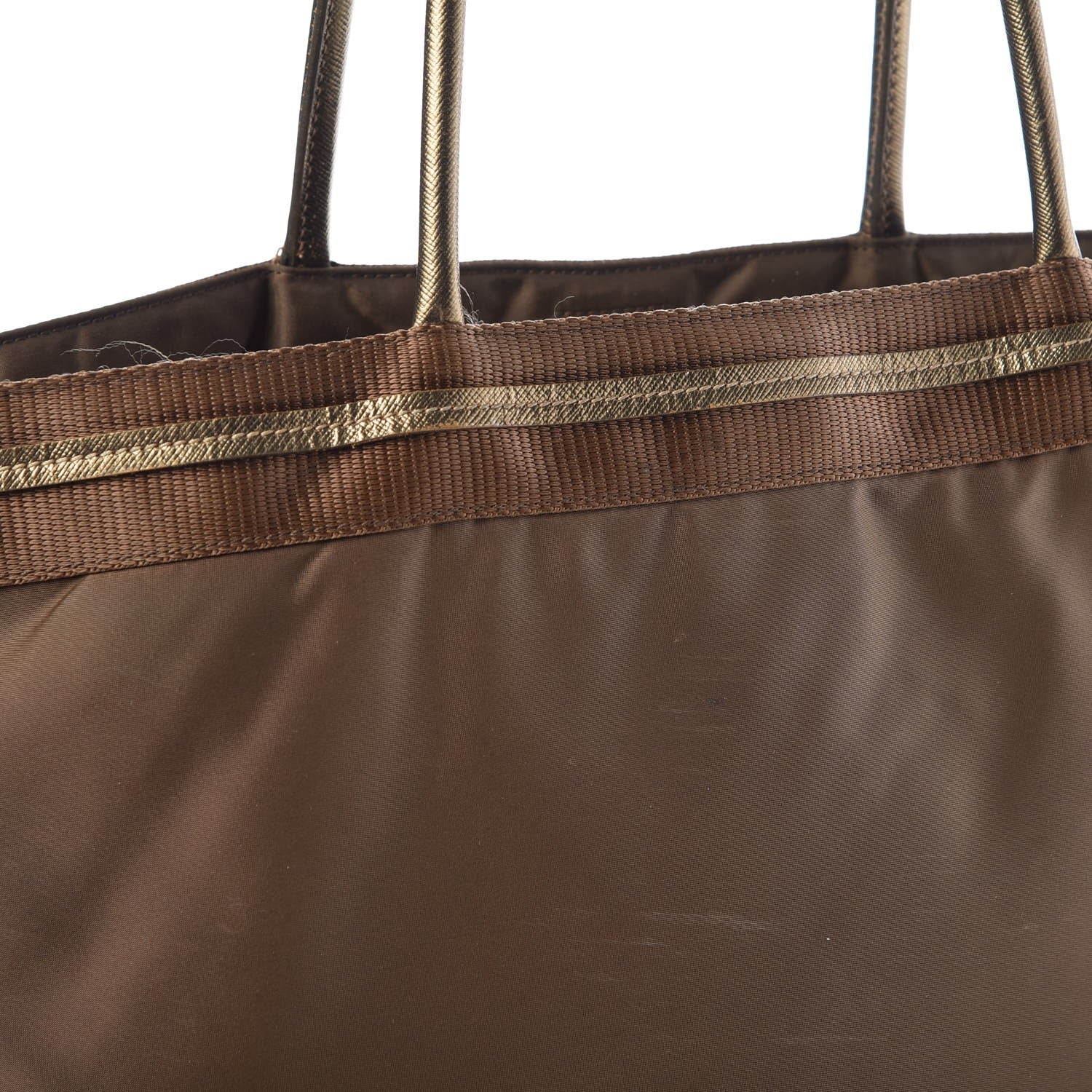 Prada Tessuto Nylon Jacquard Logo Tote 9 of 9