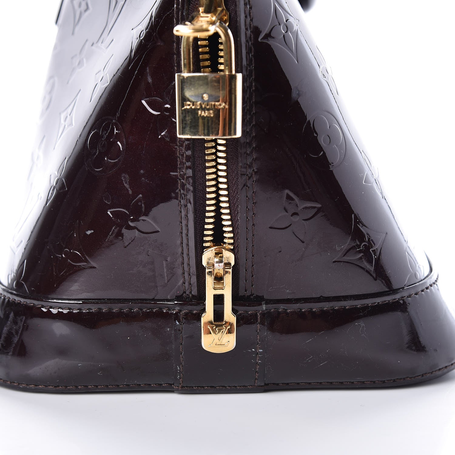 Louis Vuitton Vernis Alma MM Amarante 14 of 14