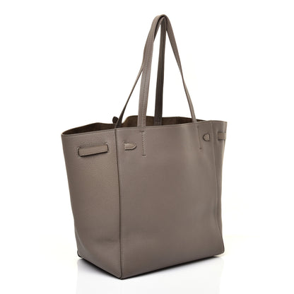 Celine Soft Grained Calfskin Small Belt Cabas Phantom Taupe 3 of 10