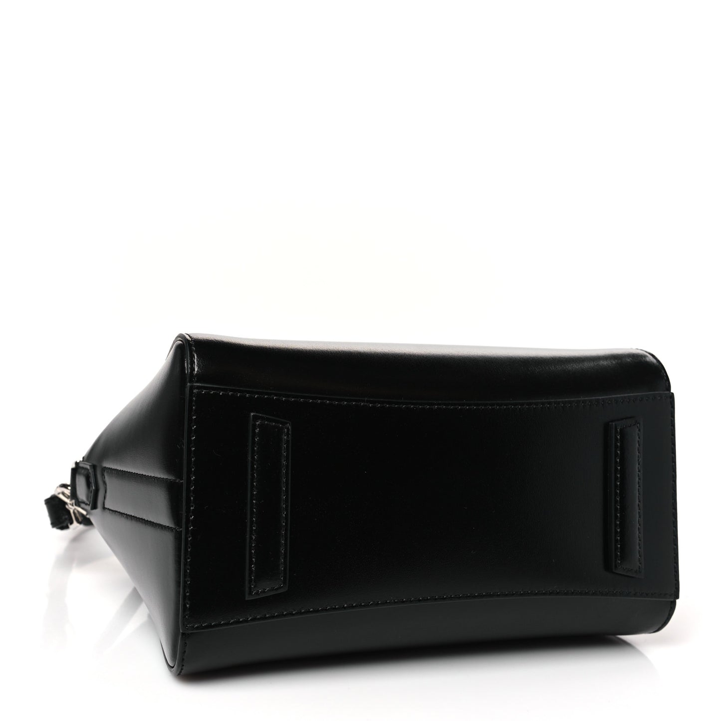 Shiny Lord Calfskin Mini Antigona Black