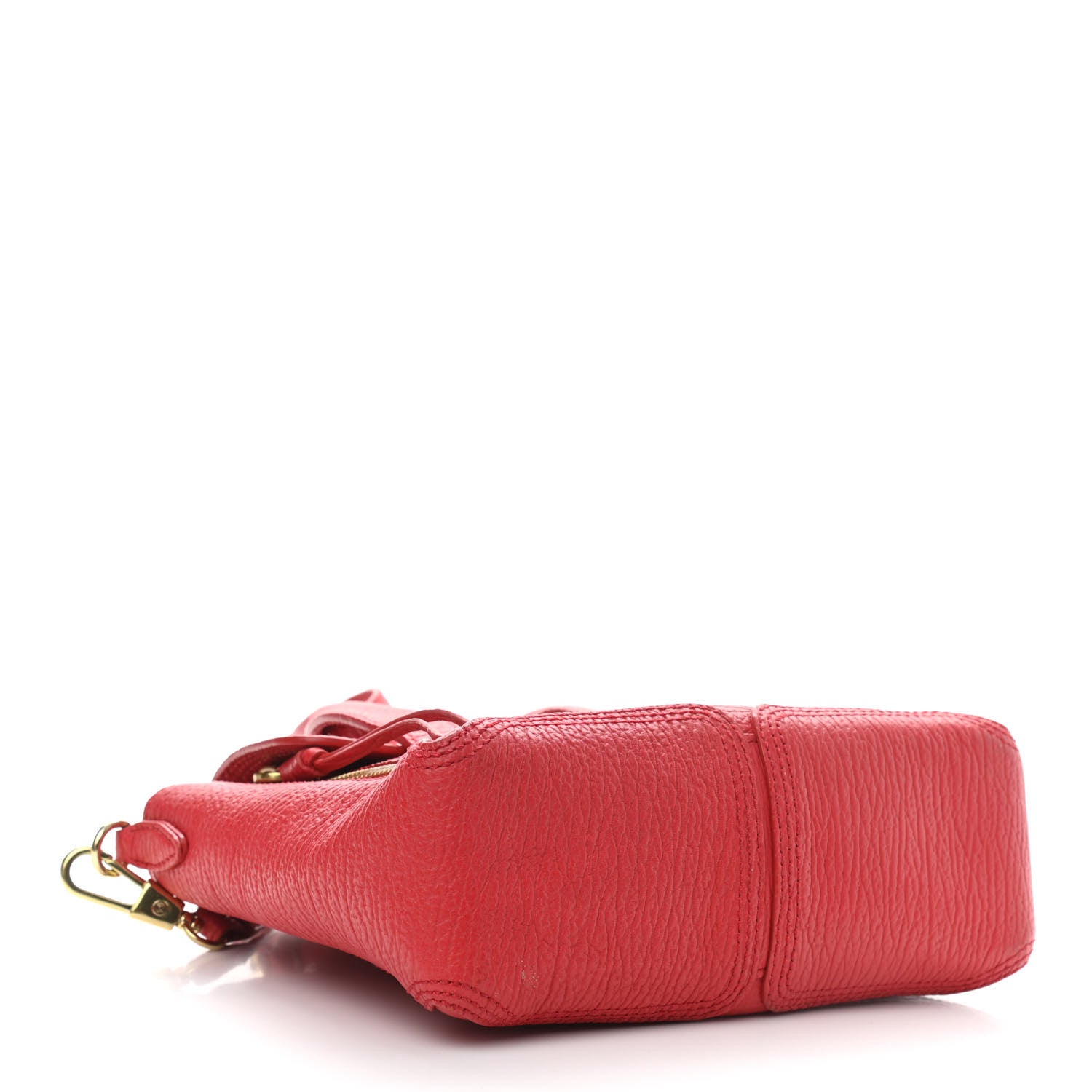 3.1 Phillip Lim Textured Calfskin Mini Pashli Satchel Red 4 of 13