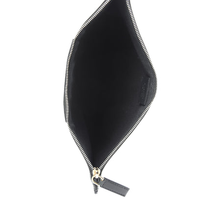 Givenchy Texutured Coated Canvas Rottweiler Print Medium Cosmetic Pouch Black 5 of 7