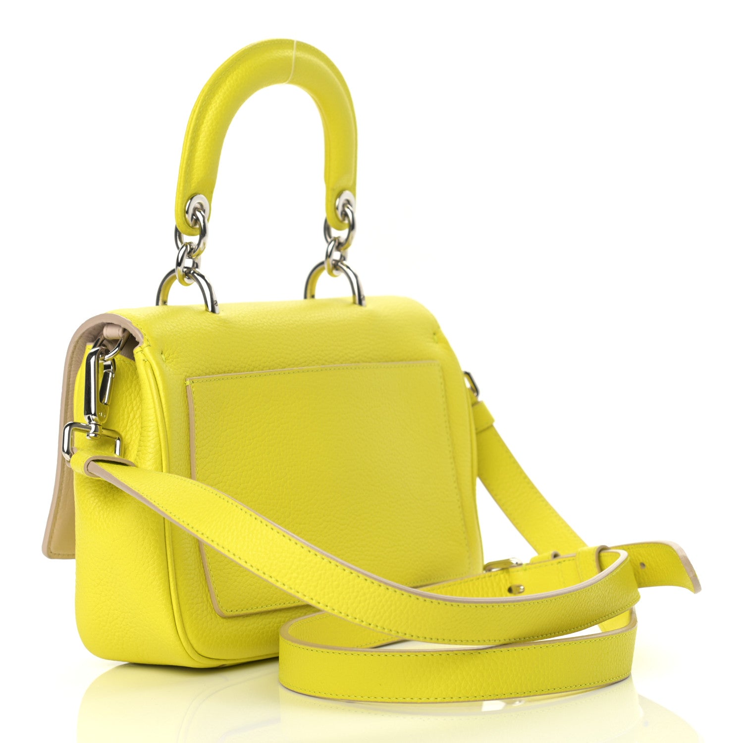 Christian Dior Bullcalf Mini Be Dior Flap Vert Acide 2 of 10