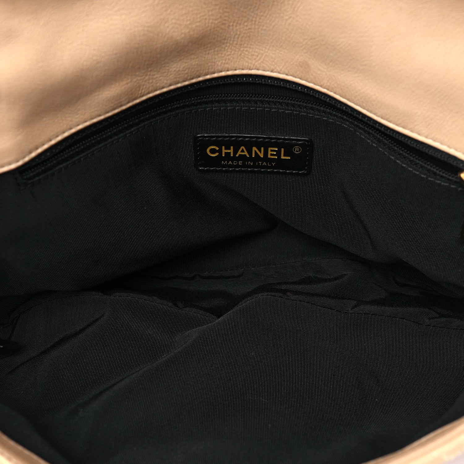 Chanel Calfskin Quilted Medium Chain Me Flap Light Beige 4 of 7