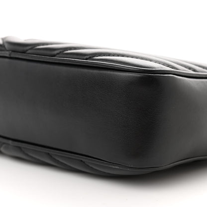 Saint Laurent Calfskin Matelasse Monogram Lou Camera Bag Black 10 of 14