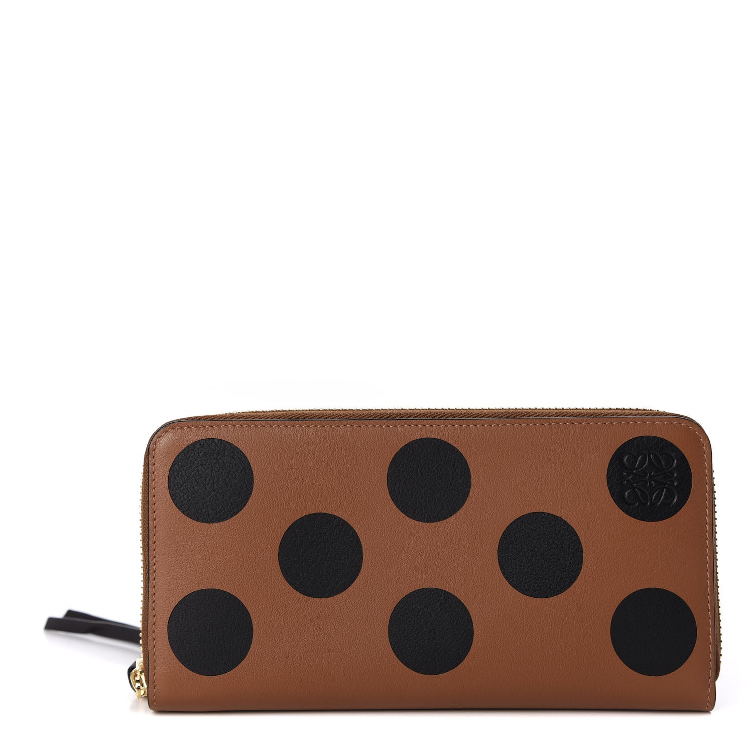 Loewe Calfskin Polka Dot Zip Around Wallet Multicolor 1 of 8