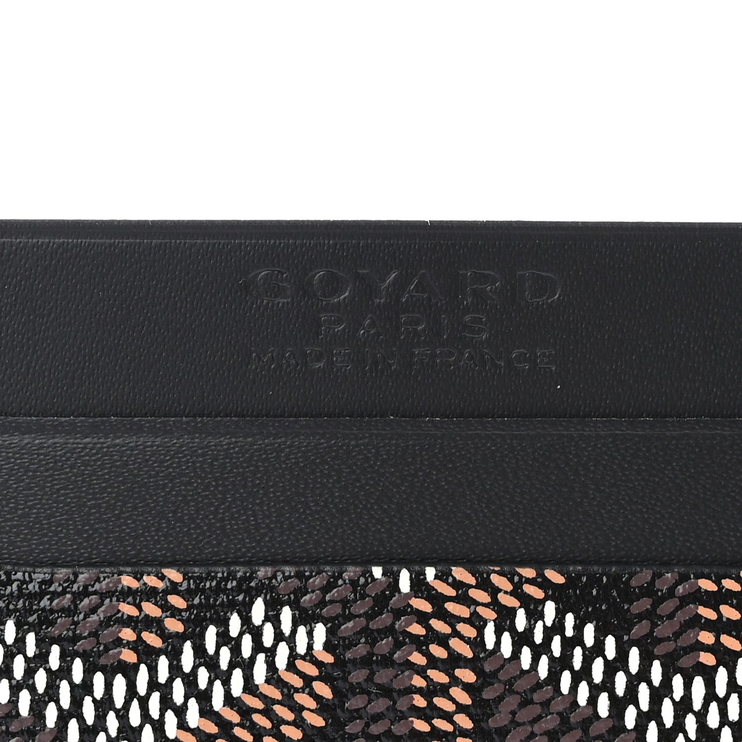Goyard Goyardine Saint Sulpice Card Holder Black 6 of 7