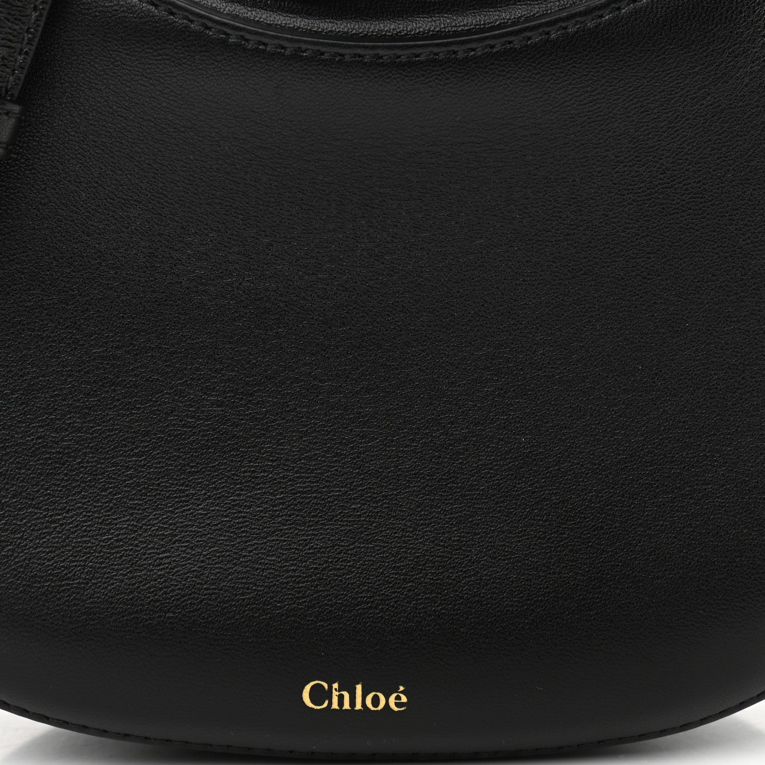 Chloe Small Grain Calfskin Kiss Bag Black 8 of 10
