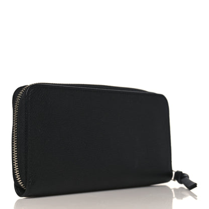 Louis Vuitton Calfskin Zippy Lockme Wallet Black 3 of 8