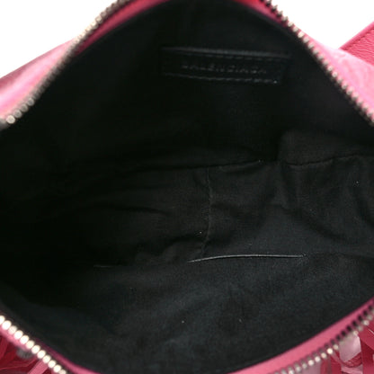 Balenciaga Agneau Arena Le Cagole Fringe Shoulder Bag XS Sweet Pink 6 of 10