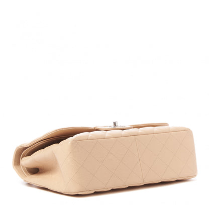 Chanel Caviar Quilted Jumbo Double Flap Beige Clair 4 of 11