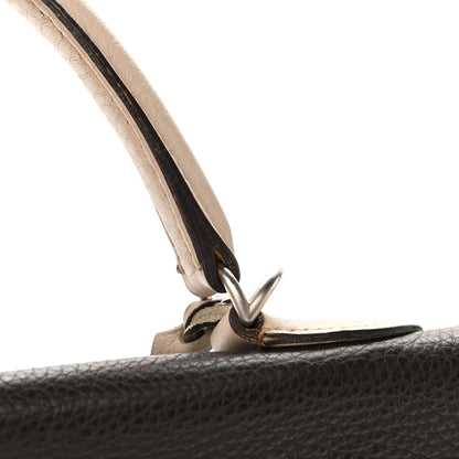 Hermes Taurillon Clemence Tri-Color Kelly Retourne 35 Tabac Camel Ecorce Craie 9 of 13