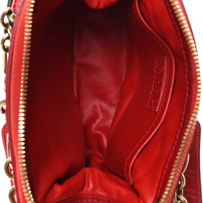 Louis Vuitton Monogram Velours Alligator Gracie PM Rouge 5 of 10