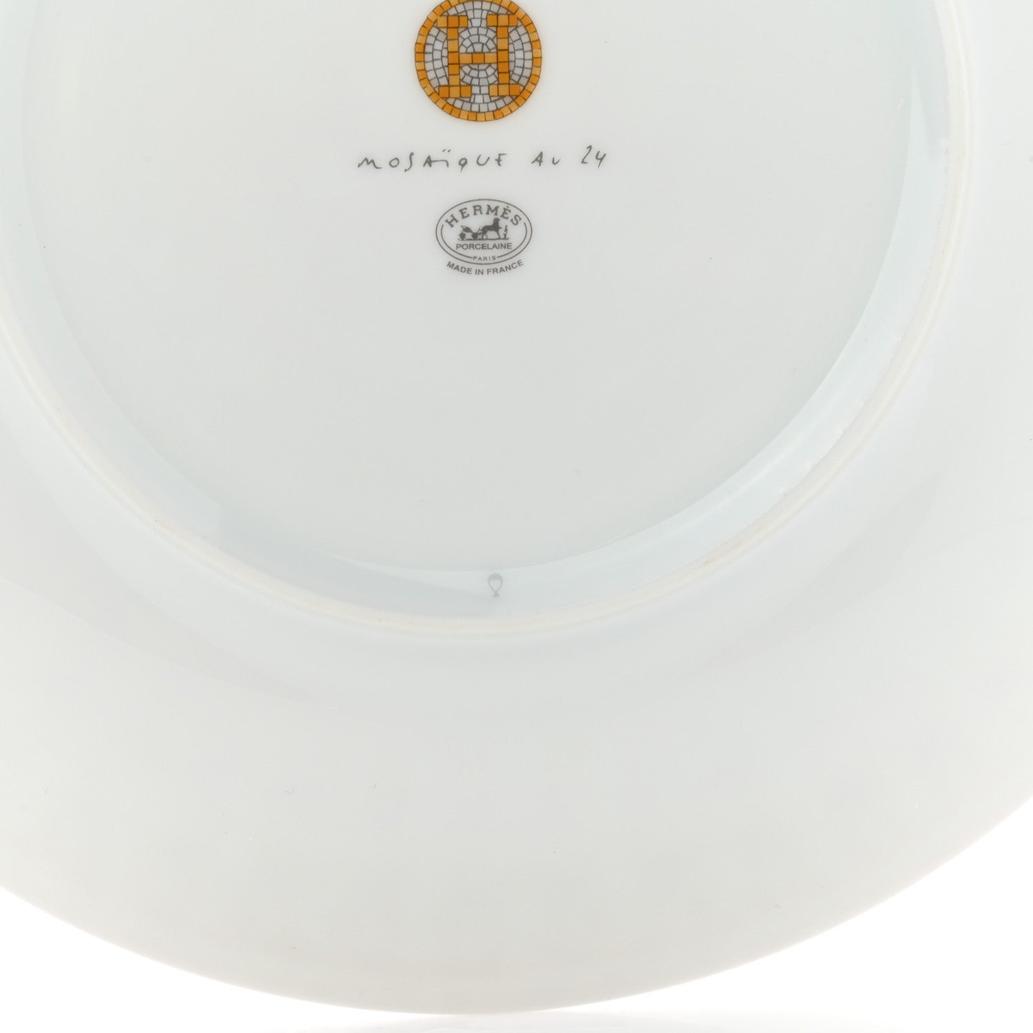 Hermes Porcelain Mosaique au 24 Dessert Plate Set of 2 6 of 6