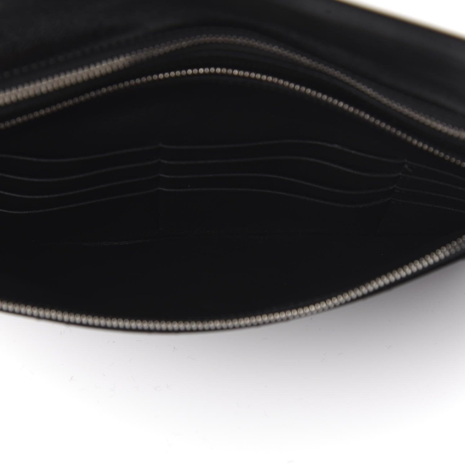 Chanel Shiny Crumpled Calfskin Small 31 Pouch Black 5 of 10
