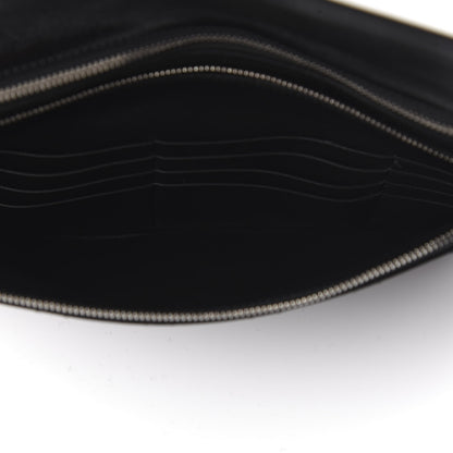 Chanel Shiny Crumpled Calfskin Small 31 Pouch Black 5 of 10
