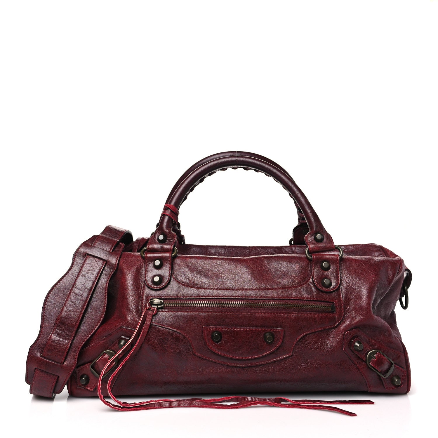 Balenciaga Chevre Classic Hardware Twiggy Rouge Grenat 1 of 12