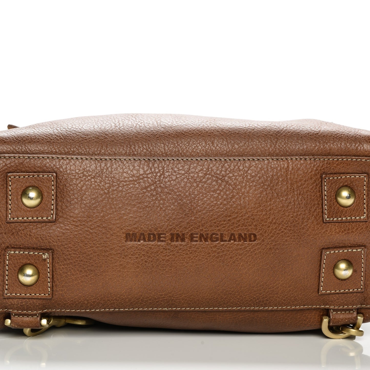 Natural Leather Cara Delevigne Convertible Satchel Oak