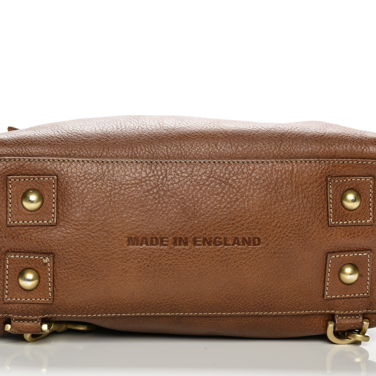 Mulberry Natural Leather Cara Delevigne Convertible Satchel Oak 9 of 11